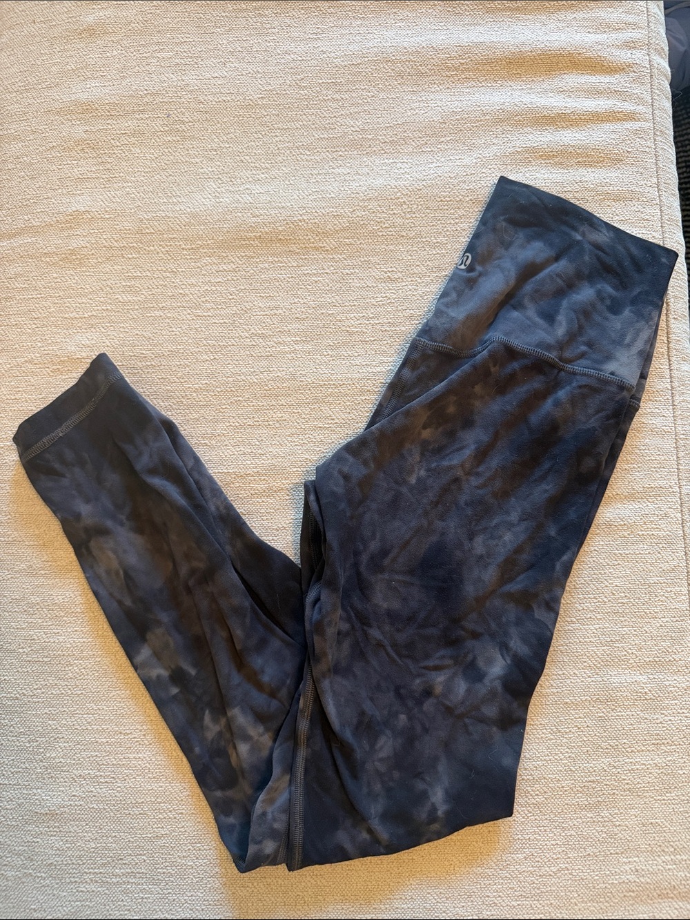 Lululemon Tie-Dye Black/Gray Leggings